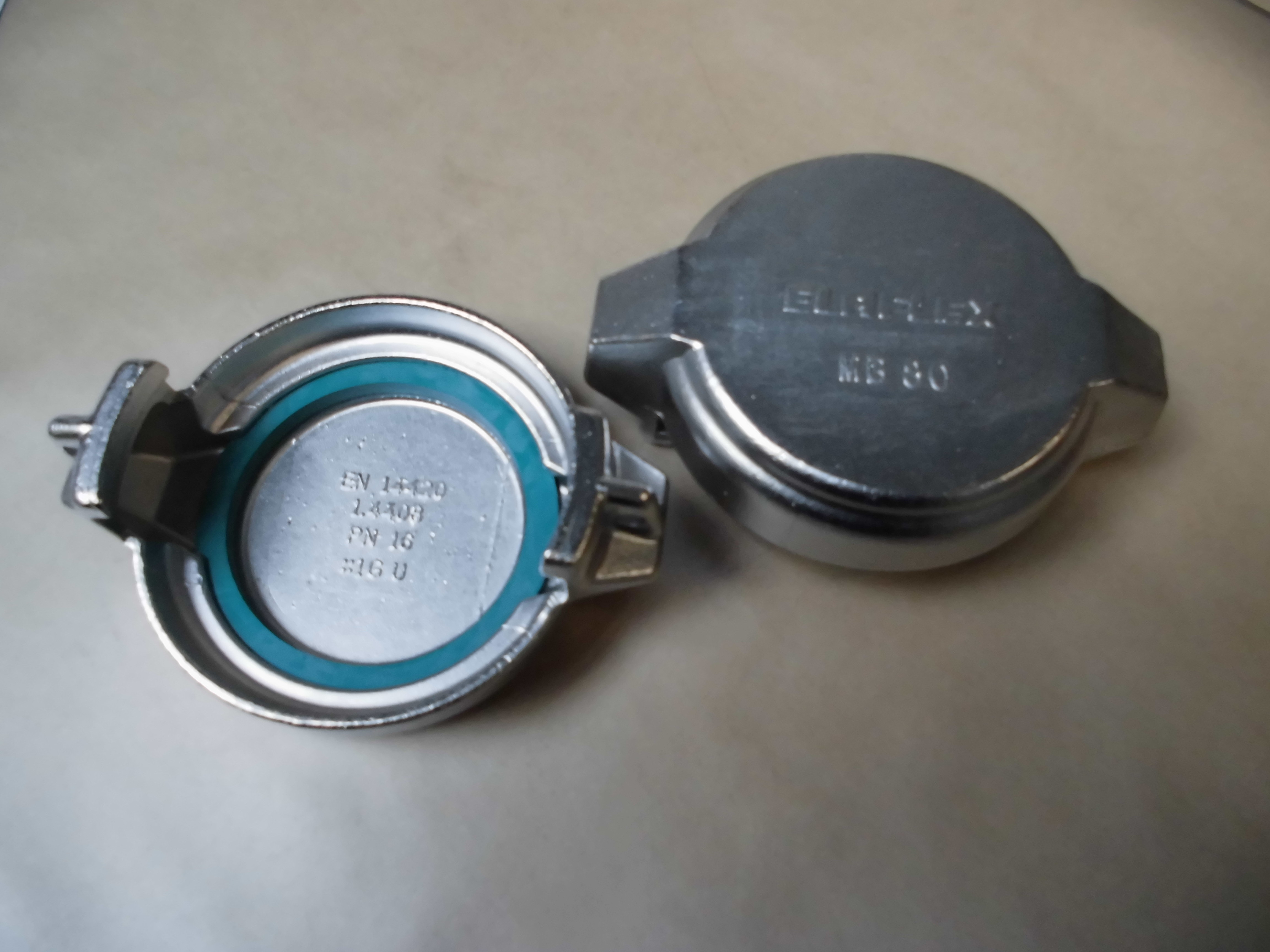 BLINDKUPPLUNG 80/3 MB TW1506 PTFE -VA BLINDKUPPLUNG 80/3 MB TW1506 PTFE -VA